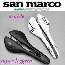 SELLA ASPIDE FIBRA DI CARBONIO +MINI CONFORT 3D GEL BICI CORSA MOUNTAIN BIKE