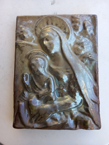 Placca ceramica madonna - ceramica,