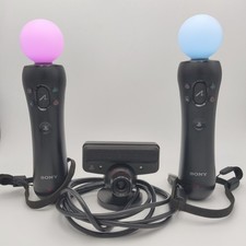 Coppia Controller PS Move Sony Playstation 3 colore nero (PS3) + PS eye