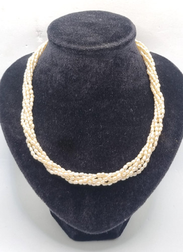 Perle fiume collana torchon - fiume,