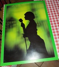 Poster fotografico donna cantante verde con cornice Ikea Nyttja 50 x 70 cm