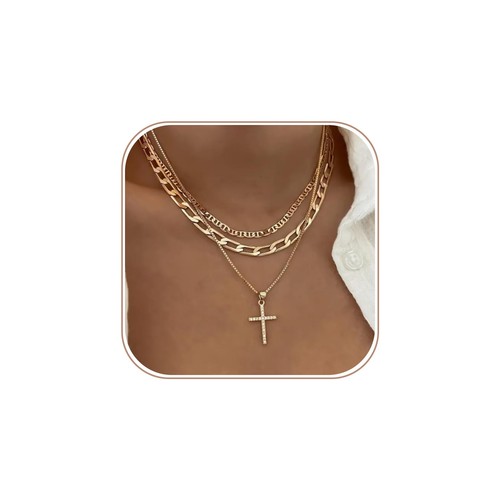 Collana croce - croce, da
