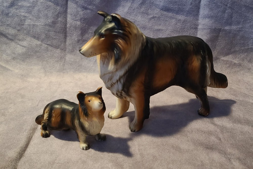 Vintage rough collie lassie - rough,