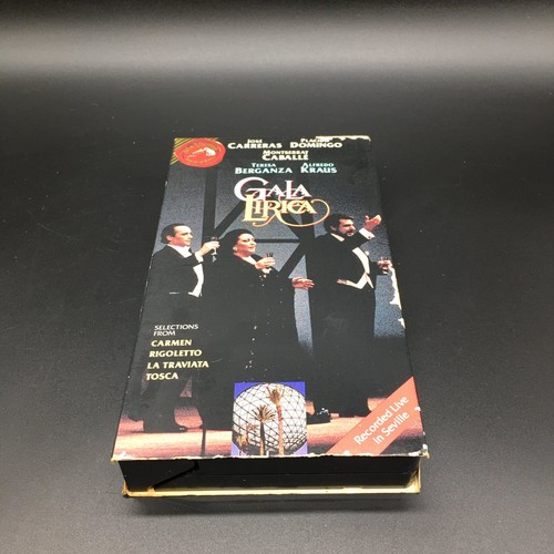 Gala lirica vhs 1991 opera - gala,