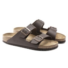 BIRKENSTOCK Arizona Uomo Sandali Marrone ciabatte pelle 40 41 42 43 44 45