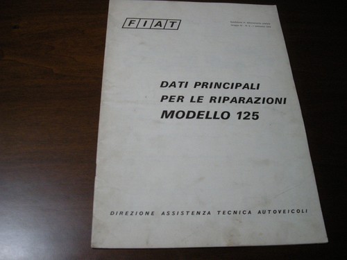 Fiat raro manuale - raro,