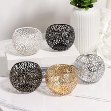 Elegante portacandele dorato