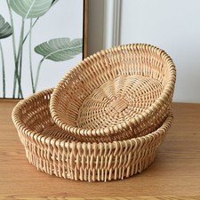  1Pc Cesto di vimini Cesto