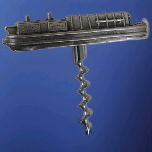 Ship metal wine - wine, corkscrew