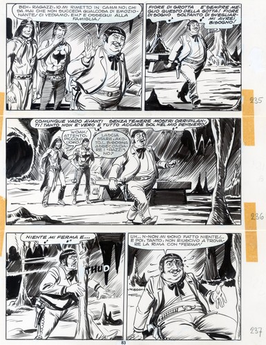 Zagor tavola originale di - zagor,