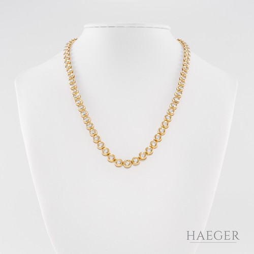 Collana tennis con diamanti - collana,