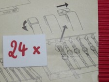 24 ganci per bloccare 24 orologi POP Swatch in 2 scatole da collezione