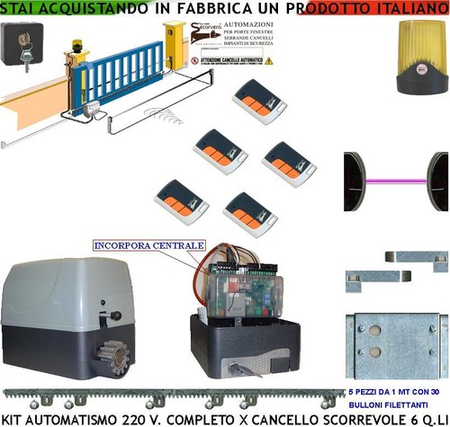 Cancello scorrevole automatico - scorrevole,