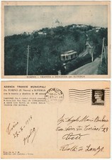 TORINO - TRANVIA A DENTIERA PER SUPERGA - VIAGG. 1938 -88917-