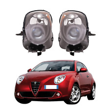 Kit Fari Proiettori DX/SX per ALFA ROMEO Mito dal 2008 Con Motore (Parab. Nera)