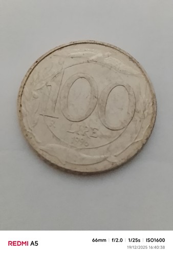 100 lire 1997 1996 - 50/100, 1997/1996