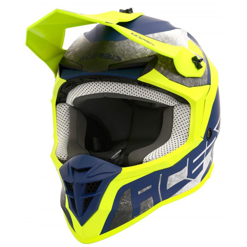 Casco cross acerbis - acerbis, blu