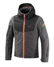 Giacca Moto Termica Impermeabile Softshell Laminato Ixon Grigio Bruciato Rosso