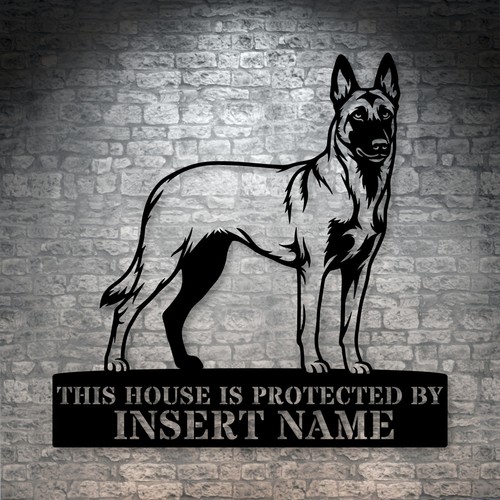 Insegna personalizzata guardia - insegna,