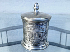 Antica tazza di latta vintage