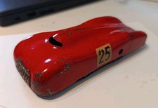 Vintage Tin Toy Streamlined Racer Land Speed Record Car Ingap Italy  500 Latta