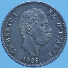 UMBERTO I 50 CENTESIMI 1889