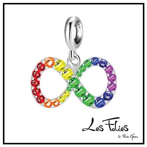 Charm infinito simbolo autismo - infinito,