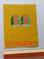 Citroen produzione modelli 1969 depliant originale italiano