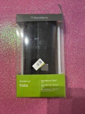 Cover Case Folio Blackberry 8900/9700/9500/9520/9530/9550 Rigida Nera similpelle