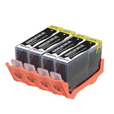 4 cartucce inchiostro nero per