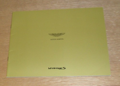 Brochure aston martin vantage - brochure,