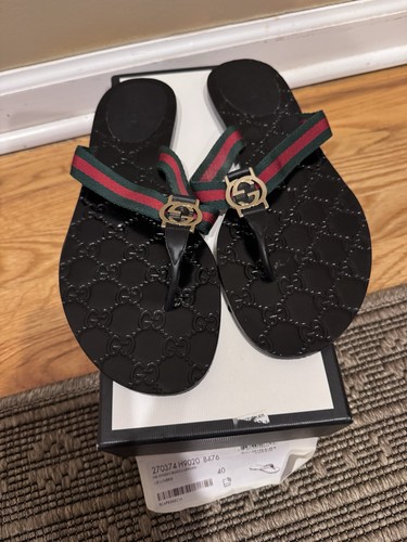 Gucci lifford web thong - gucci,