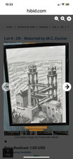 M.C. Escher Waterfall Art