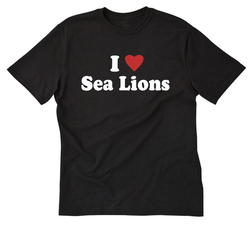 Shirt love sea lions - sea,