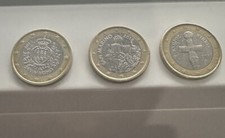 ⭐️??Lotto 3 Monete Da 1€ Circolate- San Marino 2014-2018+??1€ Cipro 2008⭐️
