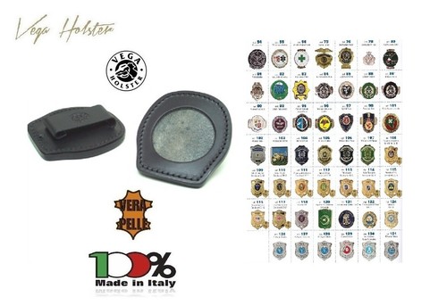 Placca cintura pelle con - con, clip