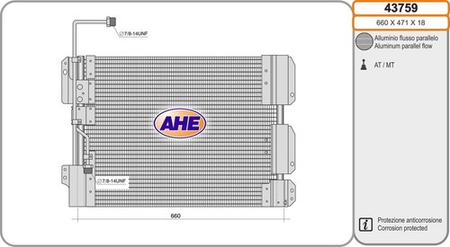 Condensatore mercedes axor - axor, 2