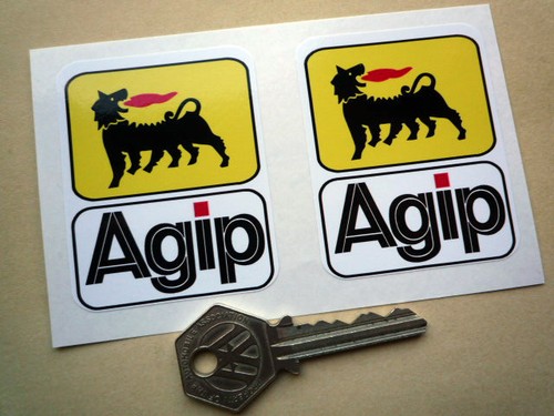 Adesivi agip piccoli ducati - adesivi, f1