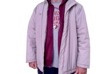 Nike Vintage 00s Cream Bomber Jacket / giacca vento Nike 2000s Sportwear Y2K