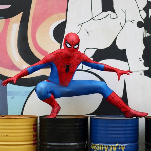 1977 spider man jumpsuit - spider-man,