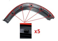 5X Clip ParaFango Per Fiat