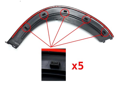 Clip parafango per fiat - parafango,