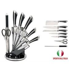 SET DI 8 COLTELLI IN ACCIAIO