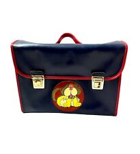 Borsa Cartella Scuola Vintage Bag Anni 70 Postino In Sky Made in Italy