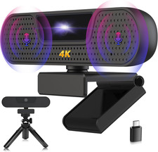  Webcam 4K Fotocamera PC con