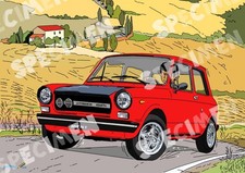 Dessin automobile vintage