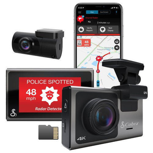 Cobra smart dash cam - cobra, rear