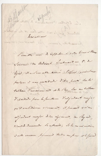 Lettera firmata adolphe - firmata,