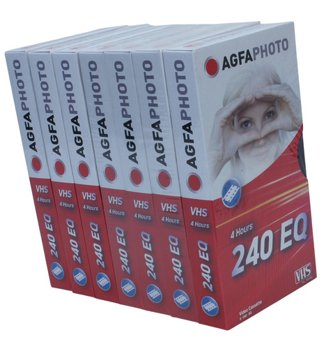 Agfa lot cassette vidéo vhs - cassette,