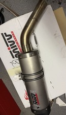 terminale MIVV Oval Titanio Per BMW F750 GS Con Db Killer. Pochissimi Km